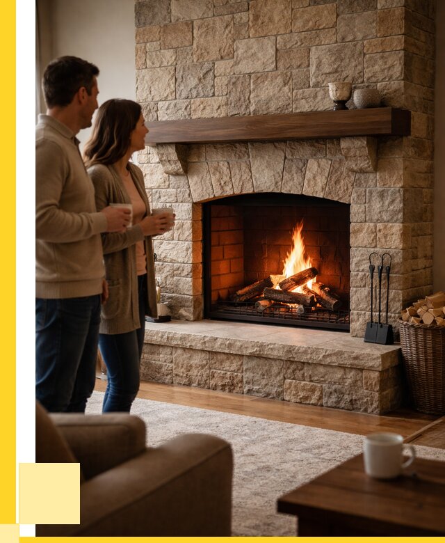 Каменные камины на заказ в Рыбинске от 187344 р. | ЭриданРбн