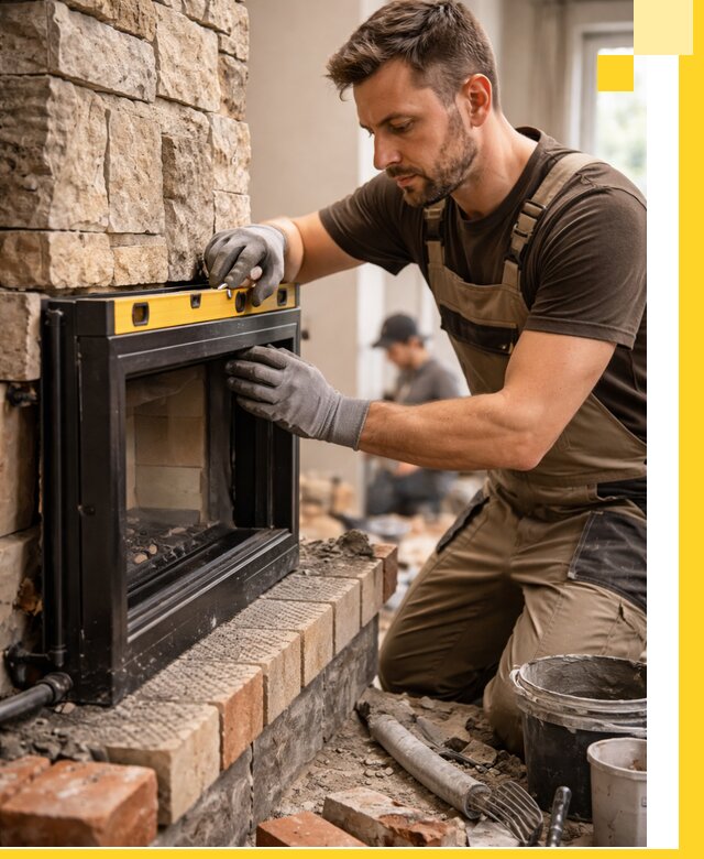 Дровяные камины под ключ в Рыбинске: монтаж, обустройство