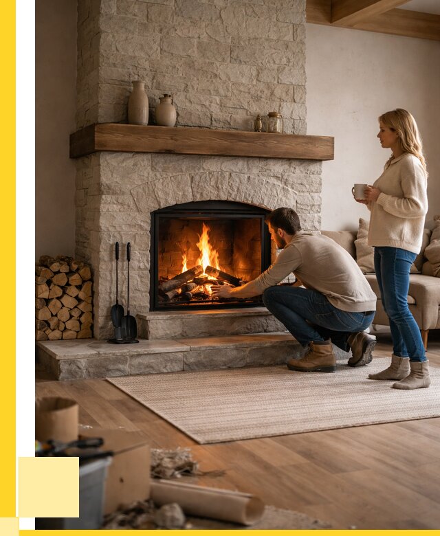 Камины для загородного дома в Рыбинске от 364280 р., ЭриданРбн