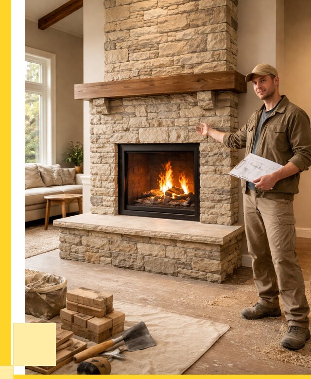 Камины под ключ в Рыбинске от 187344 р. | ЭриданРбн — установка