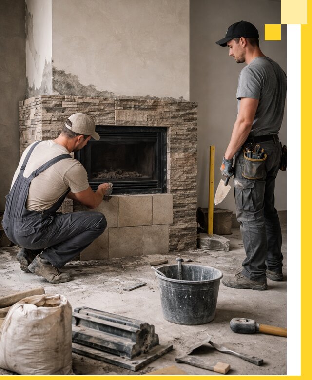 Камины под ключ в Рыбинске: проект, изготовление и монтаж