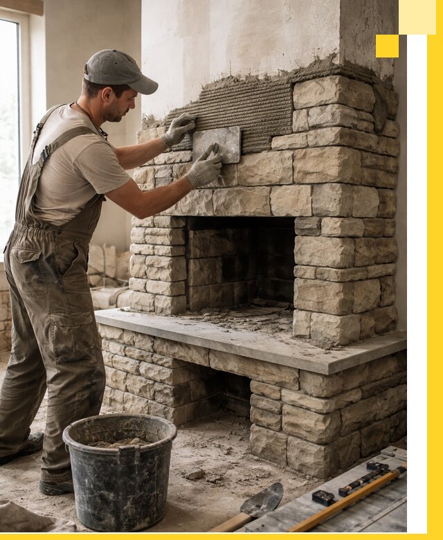 Строительство каминов под ключ в Рыбинске от проектирования до монтажа