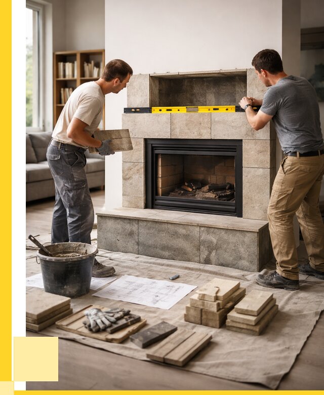 Монтаж каминов и установка в Рыбинске от 46836 р. | ЭриданРбн