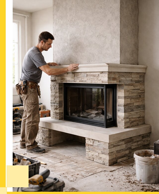 Изготовление каминов под ключ в Рыбинске от 156120 р. | ЭриданРбн