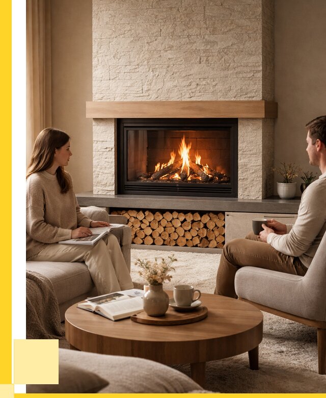 Камины со стеклом в Рыбинске от 187344 р. | ЭриданРбн — топки 3 стекла