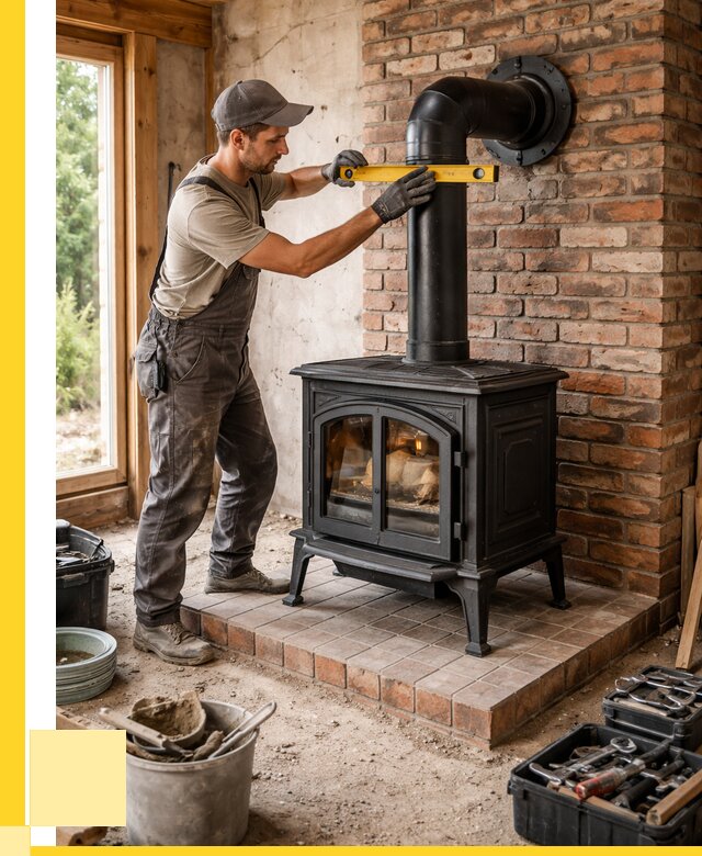 Монтаж печей установка банной печи в Рыбинске от 15612 р. | ЭриданРбн