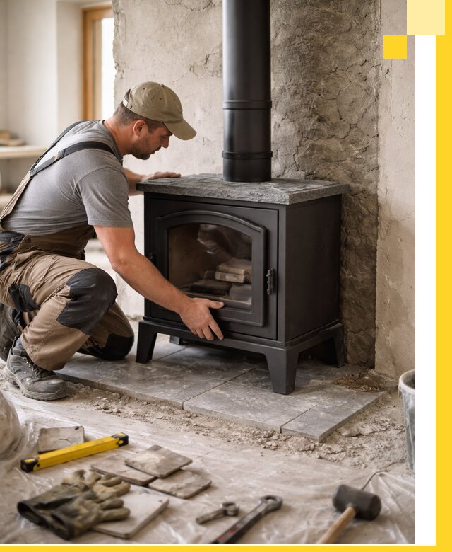 Профессиональный монтаж печей и каминов в Рыбинске под ключ