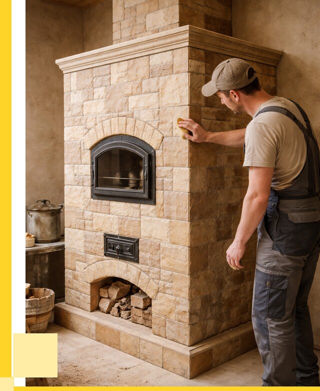 Облицовка печей в Рыбинске от 4684 р. под ключ | ЭриданРбн