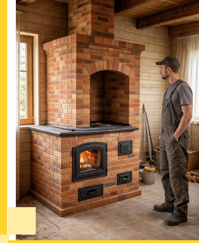 Кирпичные печи в Рыбинске: купить от 156120 р. | ЭриданРбн