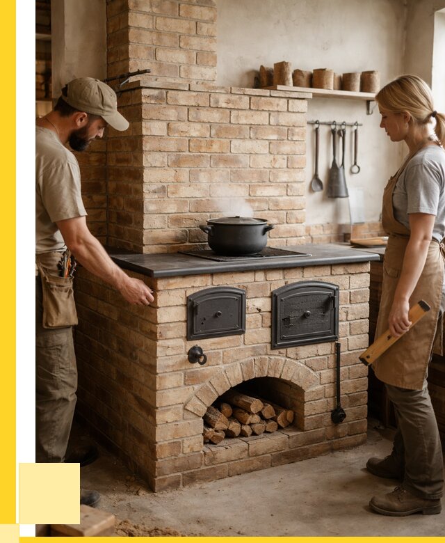 Варочно отопительные печи в Рыбинске от 93672 р. | ЭриданРбн