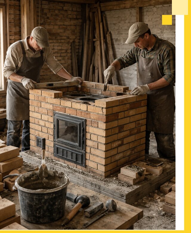 Изготовление и установка варочных печей под ключ в Рыбинске