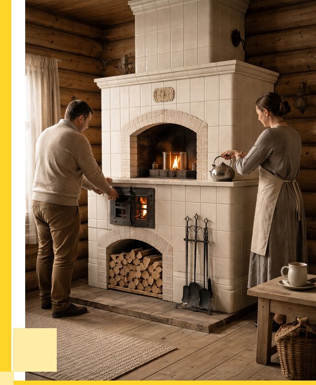 Русские печи в Рыбинске: установка от 156120 р. ЭриданРбн