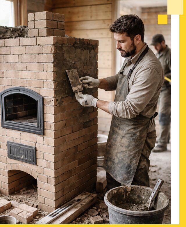 Изготовление и установка печей-шведок под ключ в Рыбинске