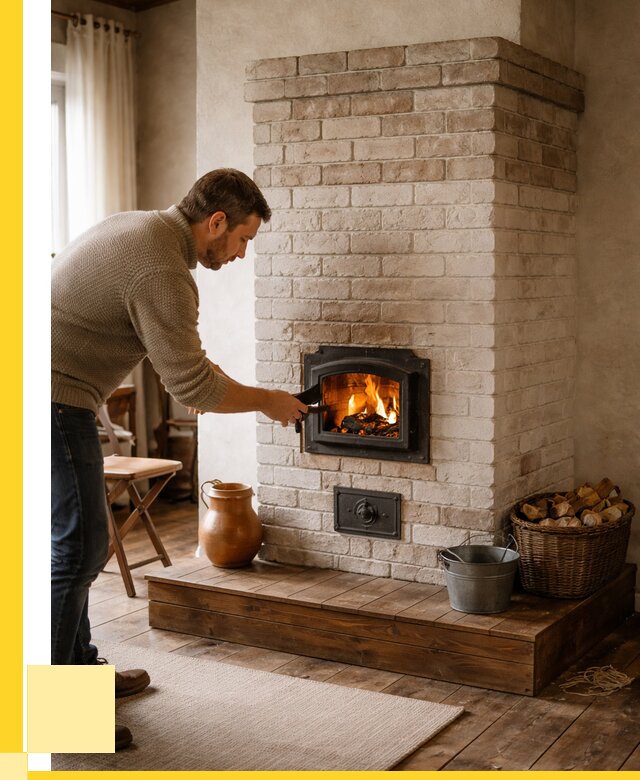 Печь голландка из кирпича в Рыбинске от 88468 р. | ЭриданРбн