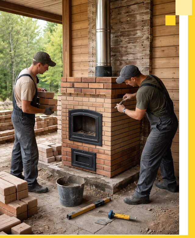 Производство и установка дачных печей под ключ в Рыбинске