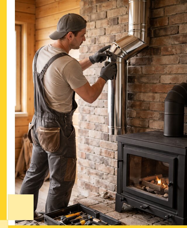 Монтаж дымоходов для печей в Рыбинске от 7806 р. | ЭриданРбн