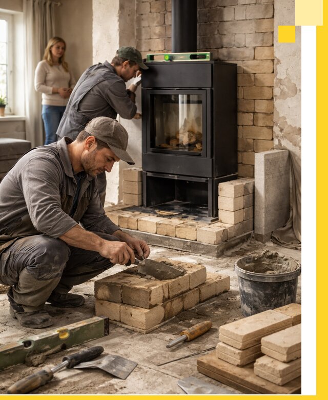 Печи и камины под ключ: проект, установка в Рыбинске