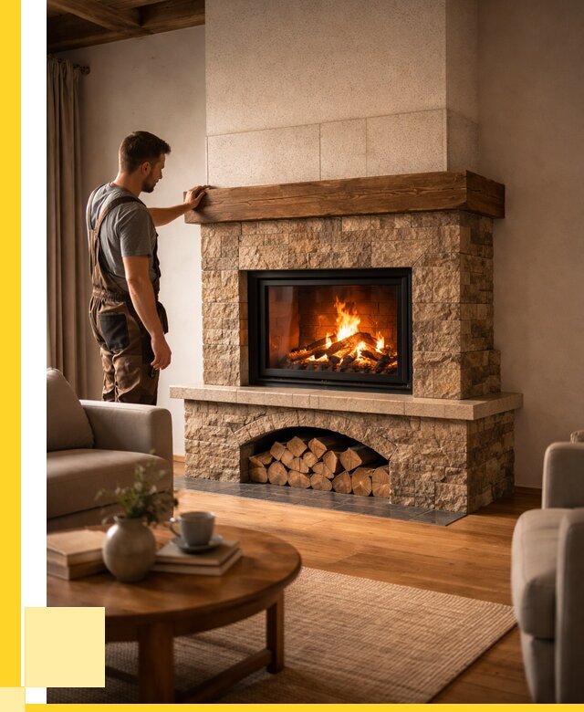 Печи камины для дома под ключ в Рыбинске от 57244 р. | ЭриданРбн