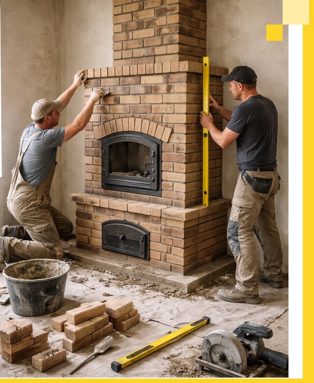 Продажа и установка печей и каминов для дома под ключ в Рыбинске