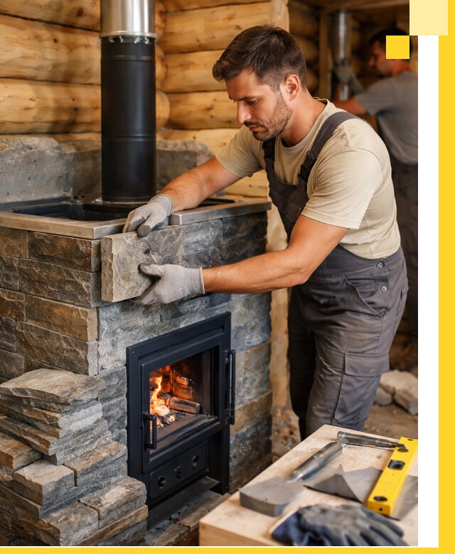 Печи для бани под ключ в Рыбинске: изготовление и монтаж