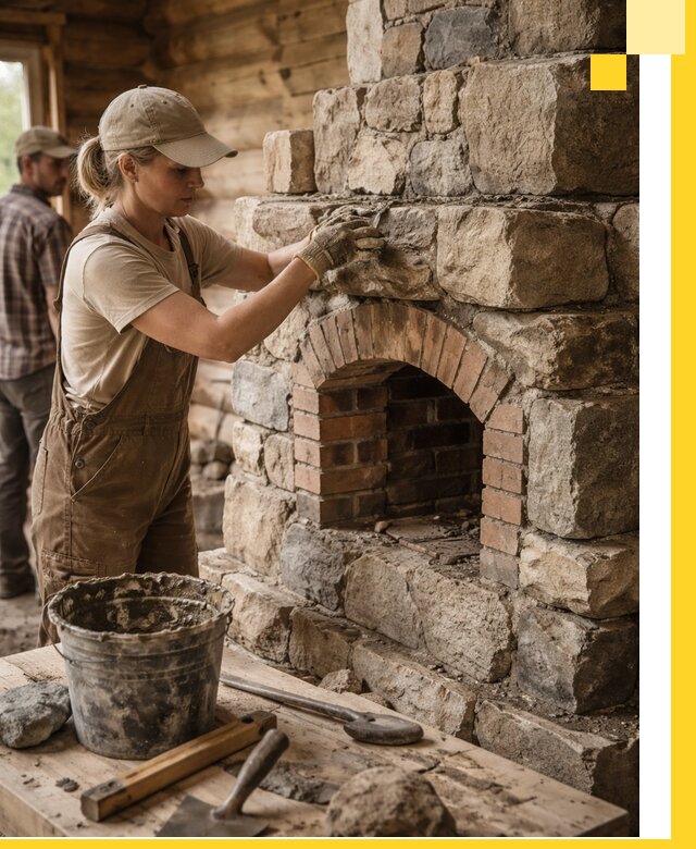 Каменные печи на заказ и монтаж в Рыбинске, долговечные решения