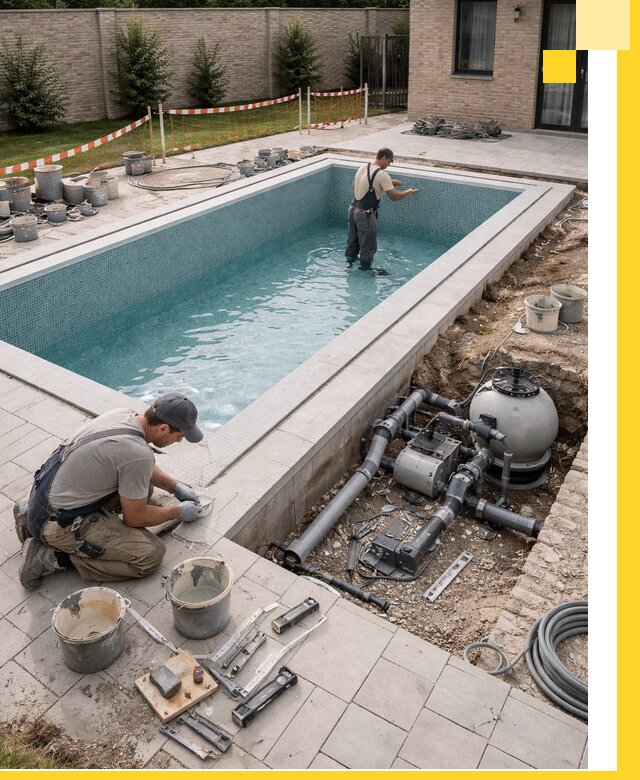 Строительство бассейнов под ключ в Рыбинске: проекты и монтаж