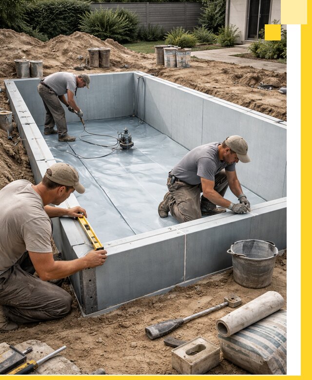 Профессиональный монтаж бассейнов под ключ в Рыбинске с гарантией