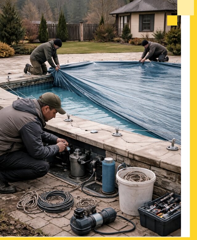 Консервация бассейнов в Рыбинске: подготовка к длительному хранению