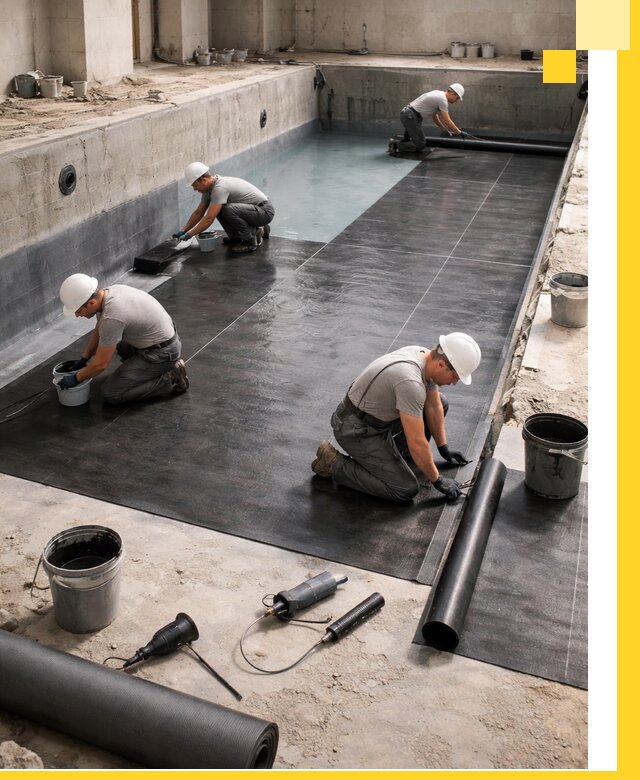 Профессиональная гидроизоляция бассейнов и чаш в Рыбинске под ключ