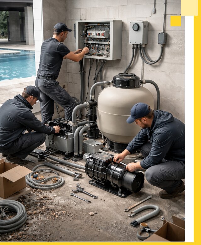 Профессиональный монтаж оборудования для бассейнов в Рыбинске