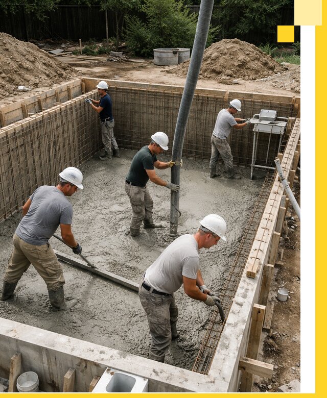 Строительство бетонных бассейнов под ключ в Рыбинске