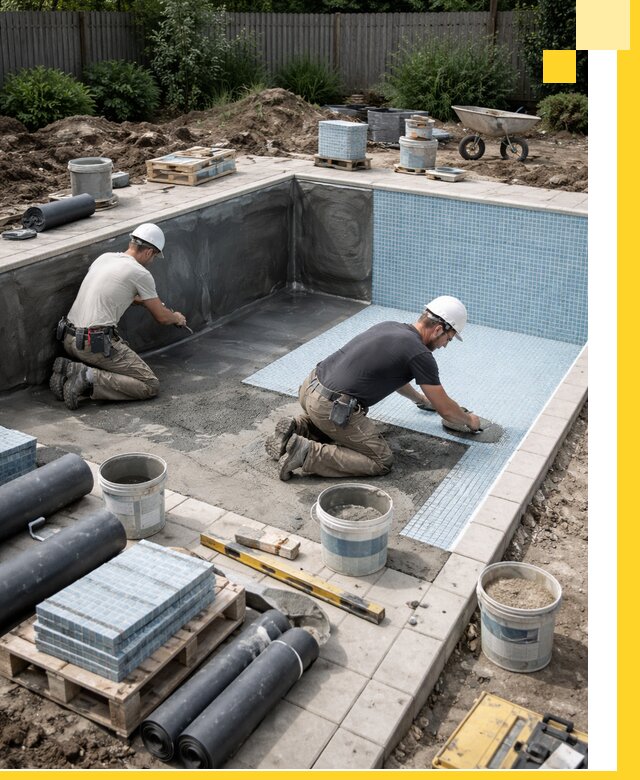 Проектирование и строительство стационарных бассейнов в Рыбинске