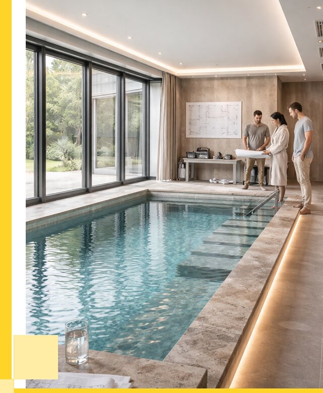 Закрытые бассейны под ключ в Рыбинске от 2602000 р. | ЭриданРбн