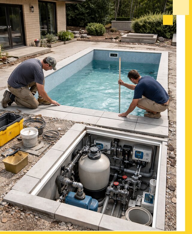 Строительство качественных домашних бассейнов под ключ в Рыбинске