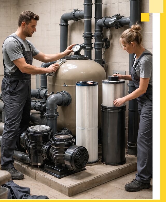 Фильтры и системы фильтрации для бассейнов в Рыбинске