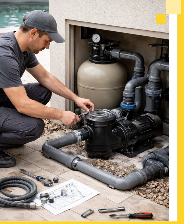 Поставка, монтаж и сервис насосов для бассейнов в Рыбинске