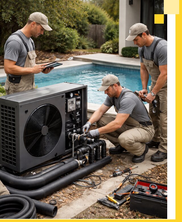 Проектирование и установка тепловых насосов для бассейнов в Рыбинске