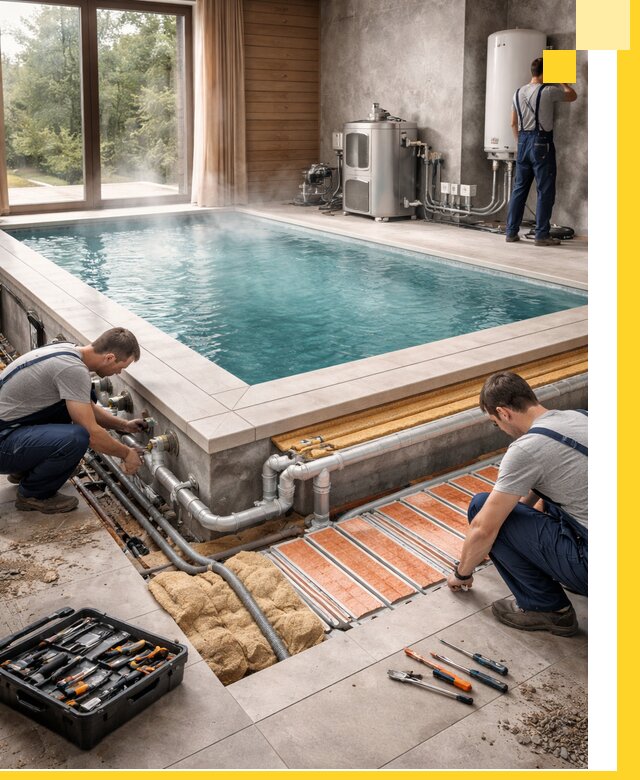 Проектирование и строительство тёплых бассейнов в Рыбинске