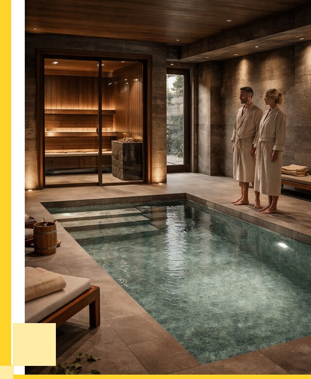 Сауна с большим бассейном в Рыбинске от 1248960 р. ЭриданРбн