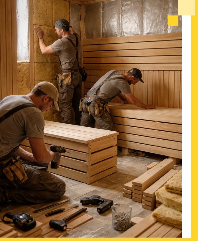 Профессиональное строительство саун под ключ в Рыбинске