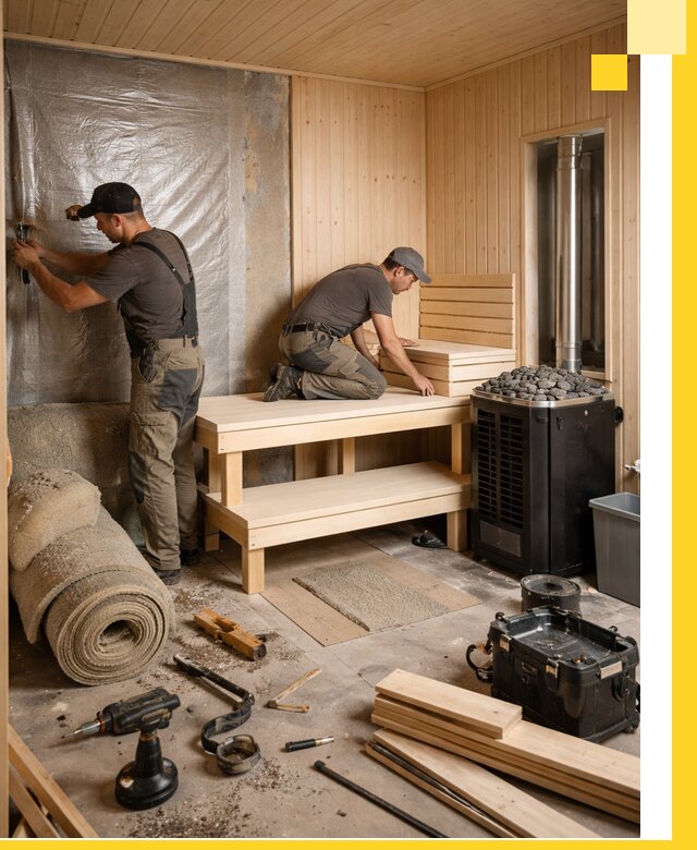 Проекты саун под ключ в Рыбинске дизайн и строительство