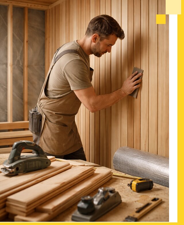 Профессиональная отделка саун и парных под ключ в Рыбинске