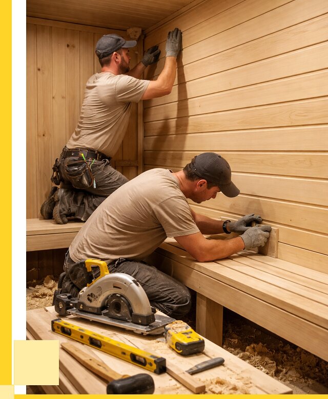 Обшивка саун вагонкой в Рыбинске от 2602 р. | ЭриданРбн