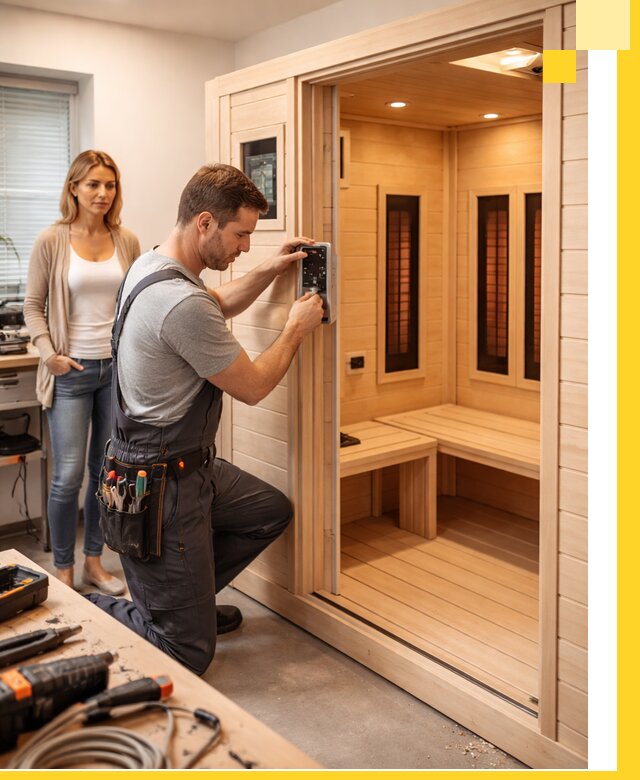 Инфракрасные сауны под ключ в Рыбинске продажа и установка