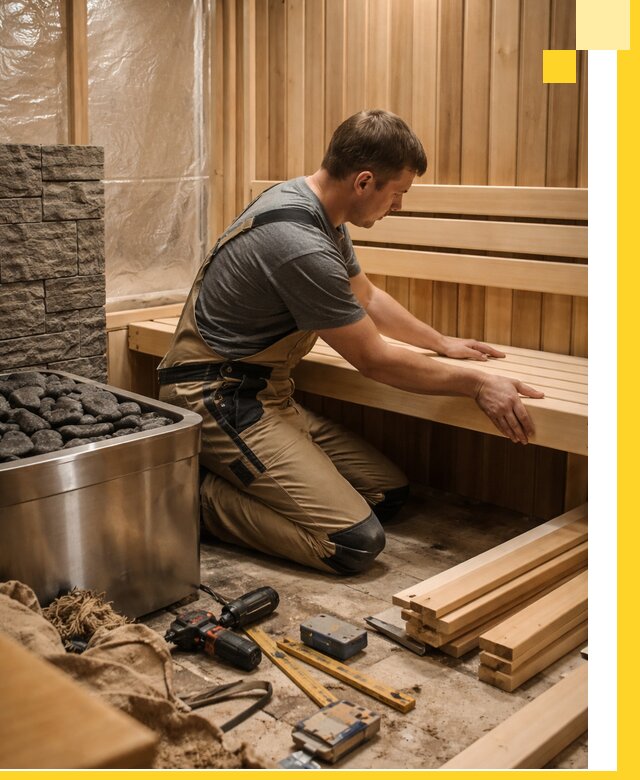 Сауны для дома под ключ с проектированием и монтажом в Рыбинске