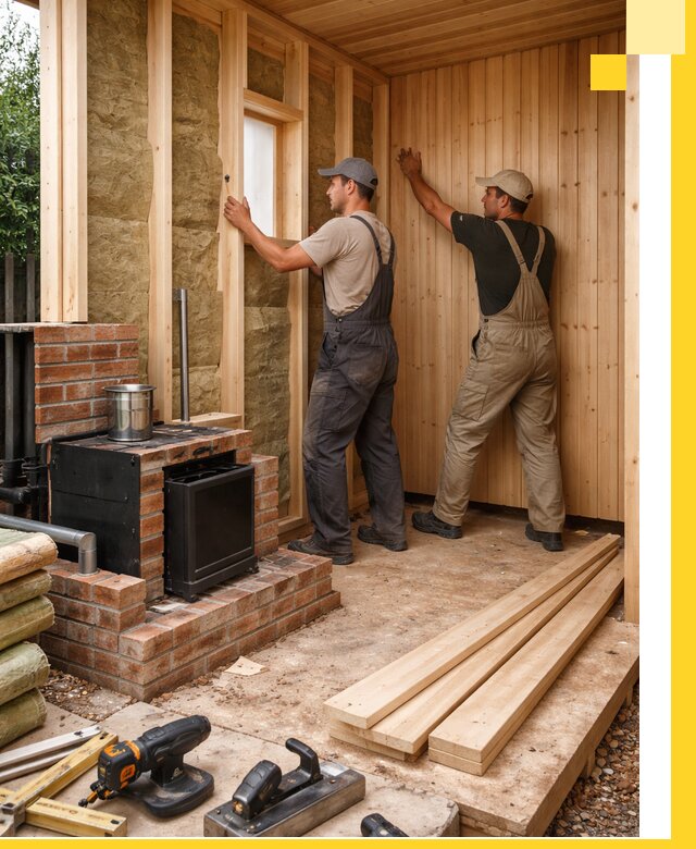 Строительство и установка дачных саун под ключ в Рыбинске