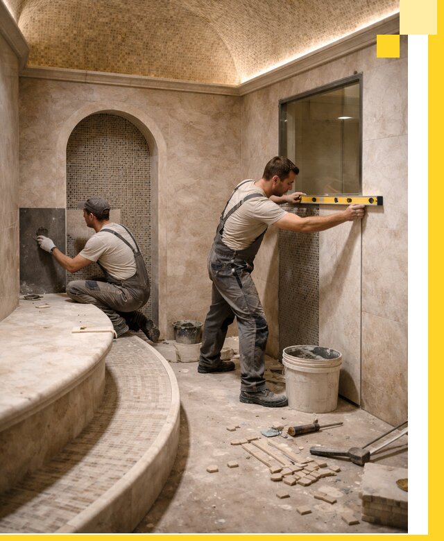 Проектирование и строительство саун с хамамом под ключ в Рыбинске