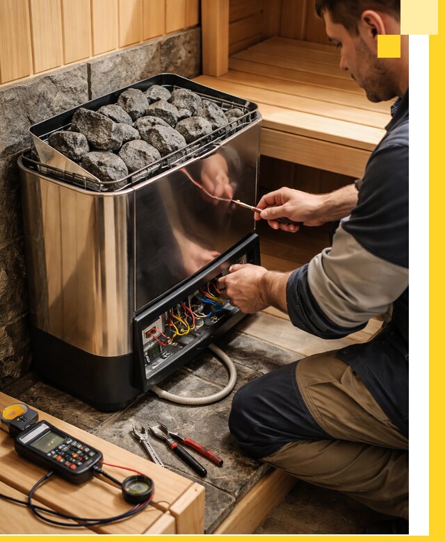 Продажа и установка электрокаменок для саун в Рыбинске