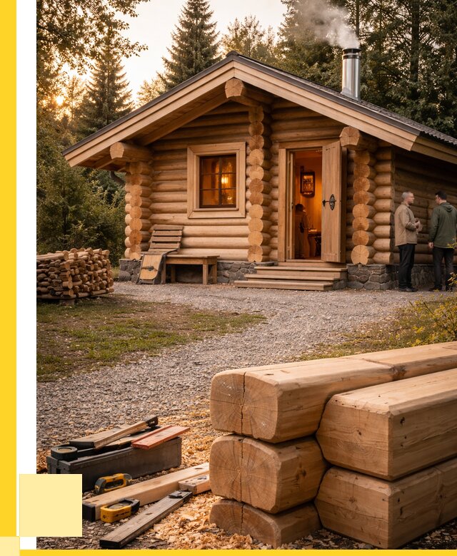 Строительство бань и комплексов в Рыбинске от 468360 р.| ЭриданРбн