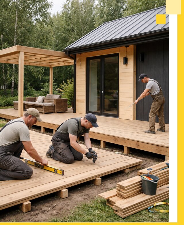 Строительство бань с террасой и бассейном под ключ в Рыбинске